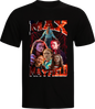 Camisa Stranger things / Max Mayfield- preta algodão fio 30 penteado